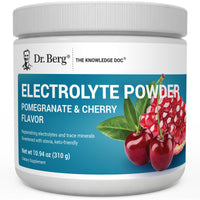 Thumbnail for Dr. Berg Zero Sugar Hydration Keto Electrolyte Powder - Enhanced w/ 1000 mg of Potassium & Real Pink Himalayan Salt (NOT Table Salt) - Pomegranate and Cherry Hydration Drink Supplement - 50 Servings