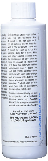 Thumbnail for Seachem Stability - For Freshwater and Marine Aquariums 250ml