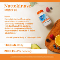 Thumbnail for Doctors Best Nattokinase, 2000 Fus, Supports Cardiovascular Health, Non-GMO, Vegan 90 Veggie Caps