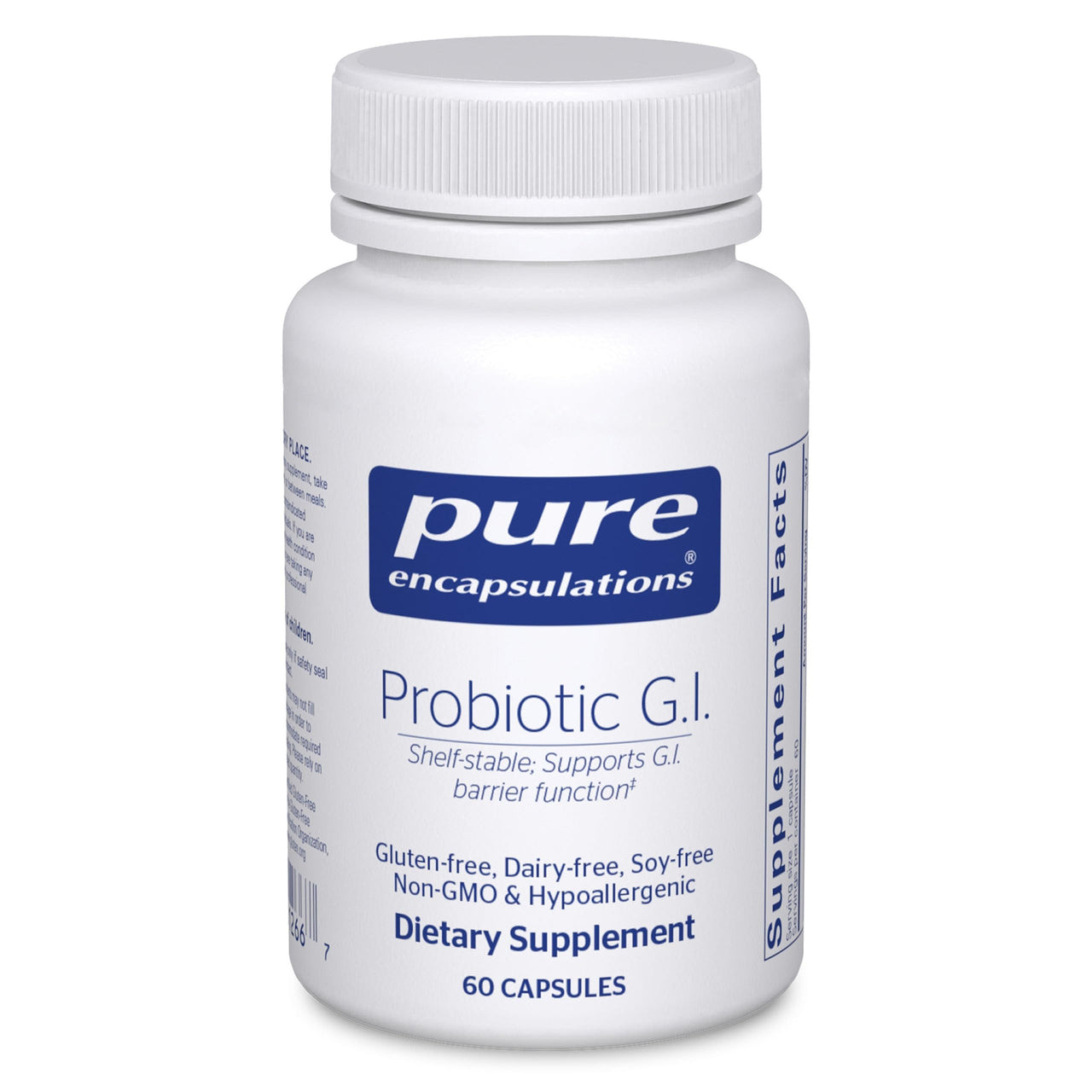 Pure Encapsulations Probiotic G.I. - Shelf Stable Probiotic for Intestinal Health & Gastrointestinal Support* - with Lactobacillus & Bifidobacterium - 60 Capsules