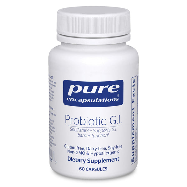 Pure Encapsulations Probiotic G.I. - Shelf Stable Probiotic for Intestinal Health & Gastrointestinal Support* - with Lactobacillus & Bifidobacterium - 60 Capsules