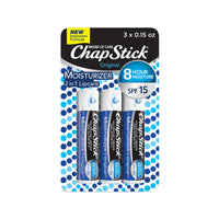 Thumbnail for ChapStick Moisturizer Original Lip Balm Tubes, SPF 15 and Skin Protectant - 0.15 Oz, 3 Count (Pack of 1)