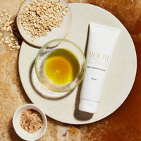 Thumbnail for BOOM Scrub Cocoa Rose Exfoliator – Gentle Exfoliating Face Scrub for Mature & Sensitive Skin – Enhances the appearance of Skin, Smooths Texture, Minimizes Pores – Hydrating Botanical Facial Cleanser