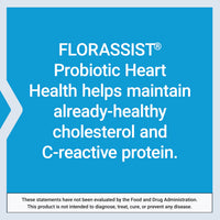 Thumbnail for Life Extension FLORASSIST® Probiotic Heart Health, Lactobacillus reuteri 30242, Promotes Heart Health and Already Healthy Cholesterol Levels, Gluten-Free, Non-GMO, Vegetarian, 60 Capsules