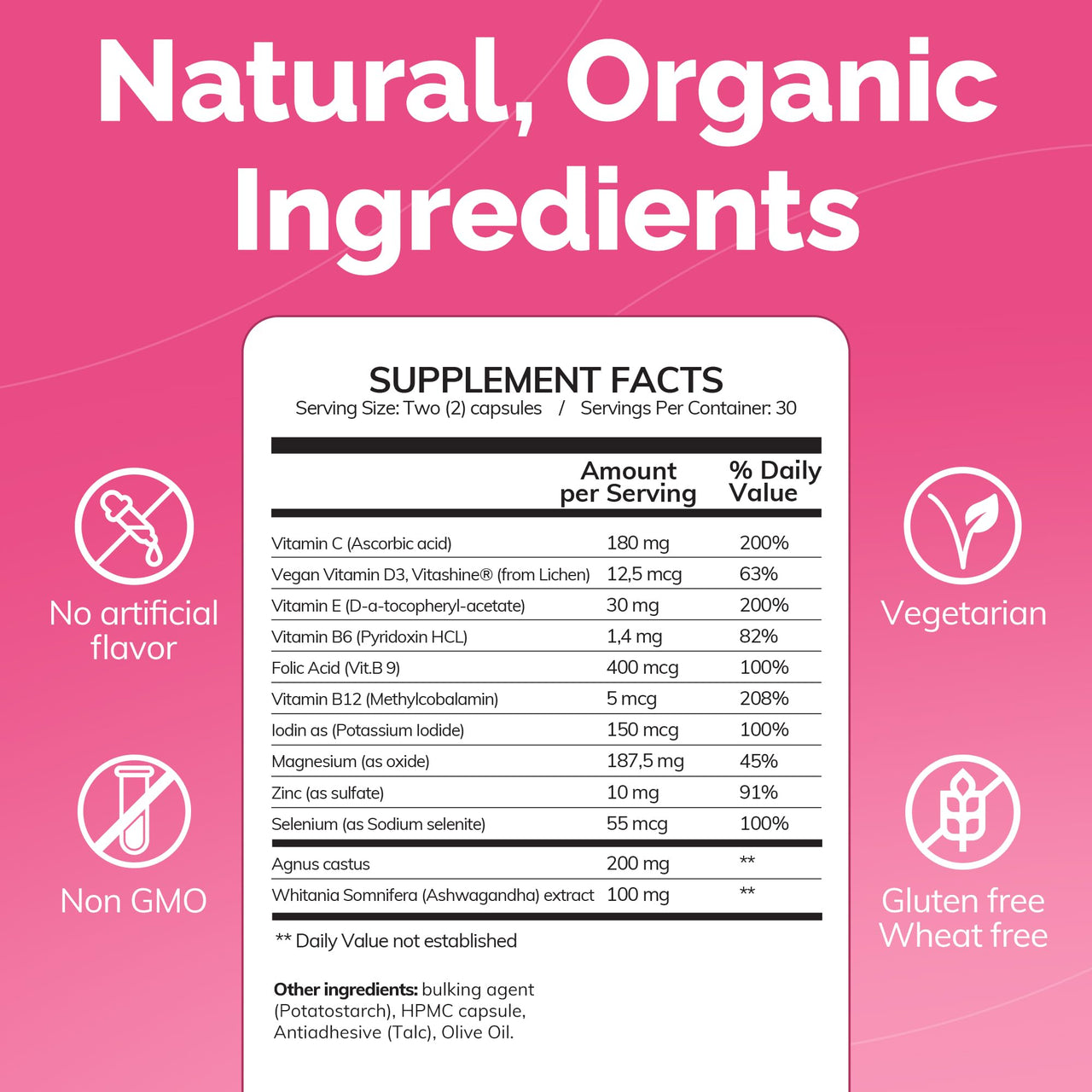 CONCEIVE PLUS Fertility Detox After Birth Control - Prenatal Vitamins for Women Trying to Conceive, Antioxidants, Folic Acid, 60 Capsules, 30 Day Program