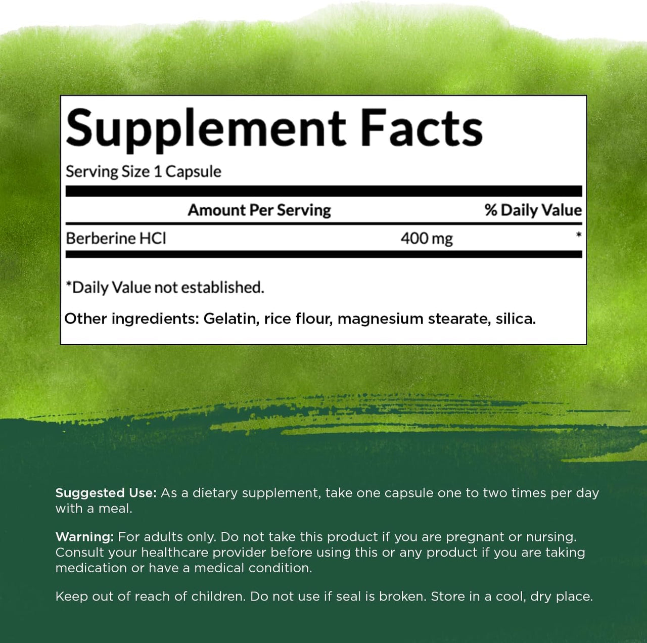 Swanson Berberine - Supports Metabolic Health & Heart Health* - Contains Standardized Berberine HCl - Non-GMO & Gluten-Free - 60 Vegan Capsules