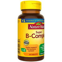 Thumbnail for Nature Made Super B-Complex with Vitamin C and Folic Acid, 60 Tablets