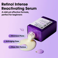 Thumbnail for SOME BY MI Retinol Intense Reactivating Serum – 1.01oz, 30ml – Korean Bakuchiol Retinol Serum for Face Firming – Improves Signs of Aging, Minimizes Pore Size & Refines Skin Texture – Korean Skin Care