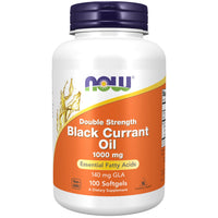 Thumbnail for NOW Foods Supplements, Black Currant Oil 1000 mg Double Strength with 140mg of GLA (Gamma-Linolenic Acid), 100 Softgels