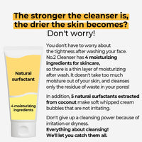 Thumbnail for numbuzin No.2 Cleansing Foam | Deep Clean Fresh Cream Cleanser | Foam Cleanser, Gentle Exfoliation, Deep Cleansing, Natural Ingredients | Blackheads, Excess Oil, Dead Skin Cells | 4.05 fl. oz.