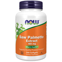 Thumbnail for NOW Foods Supplements, Saw Palmetto Extract (Serenoa repens) 160 mg, Men's Health*, 240 Softgels