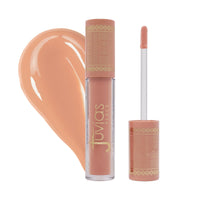 Thumbnail for Juvia's Place Coffee Shop Lip Gloss - Cream de Cacao - Hydrating Butter Lip Gloss for Women, Long-Lasting Shine, Moisturizing Glass-like Finish, Plumping Non-sticky, Suitable for every vibe