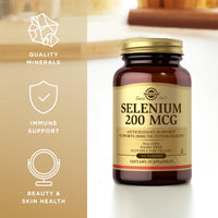 Thumbnail for Selenium 200mcg Solgar 100 Tabs