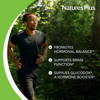 Thumbnail for NaturesPlus Ultra GHT Male Extended Release Bilayer Tablets - 90 Vegetarian Supplements - Maximum Strength Natural Testosterone & Human Growth Hormone Boost- Gluten-Free - 30 Servings