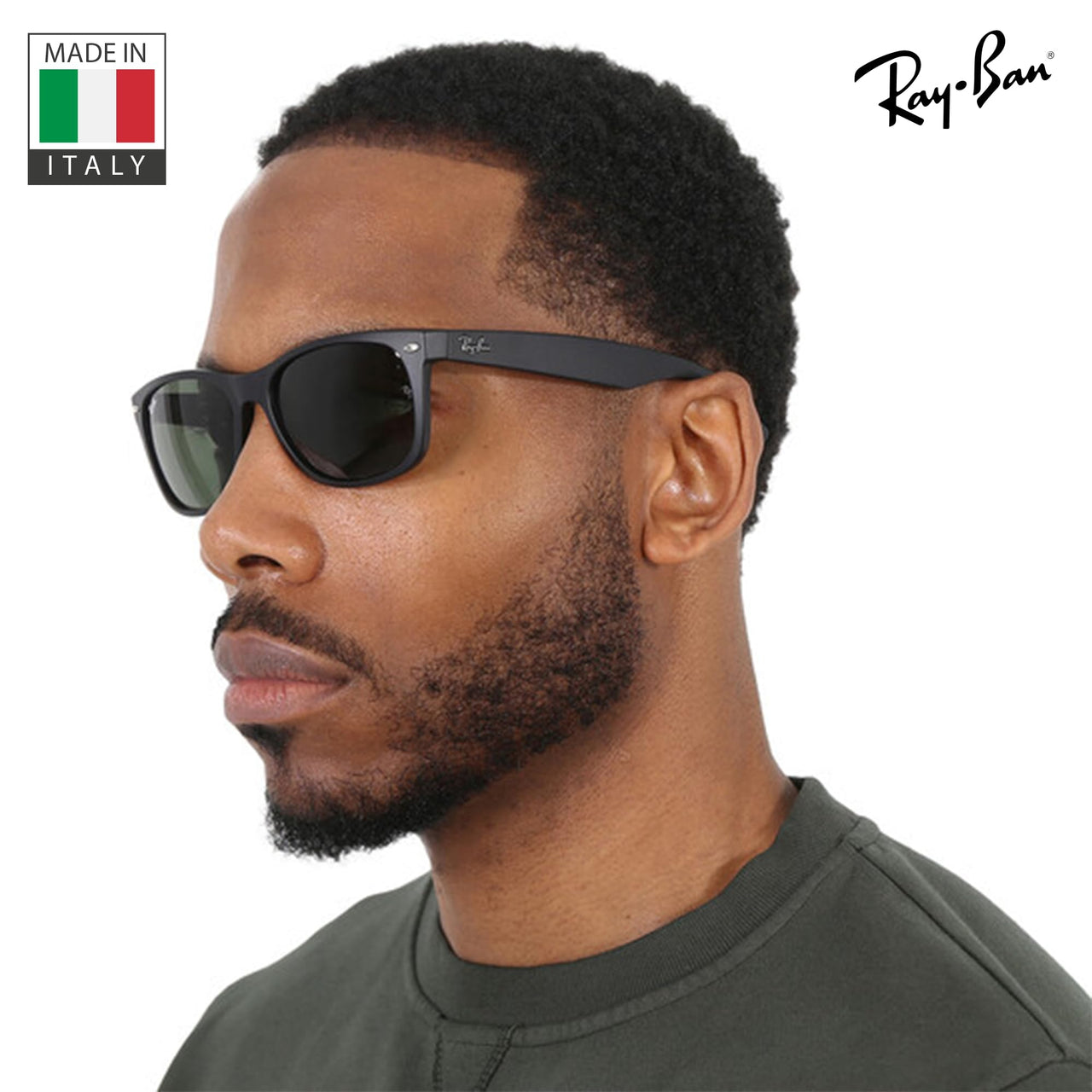 Ray-Ban RB2132 New Wayfarer Classic Polarized Square Shape Sunglasses for Men and Women- Timeless Classic Sun Glasses with Modern Elegance - Premium UV Protection - Designer Men's & Women's Sunglasses