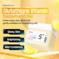 Thumbnail for numbuzin No.5 Toner Pads | Vitamin-Niacinamide Concentrated Pad | Double-Sided | Glutathione, Niacinamide, PHA & LHA | Exfoliation, Hyperpigmentation Care | 70 Pads/180 ml