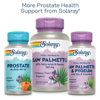 Thumbnail for SOLARAY Pygeum Bark Extract 50mg - Pygeum Supplement for Prostate Health Support - Guaranteed to Contain 6.5mg Plant Sterols Like Beta Sitosterol, Non-GMO, Vegan, 60-Day Guarantee, 60 Serv, 60 VegCaps