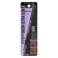 Thumbnail for Maybelline Express Brow Ultra Slim Eyebrow Makeup, Brow Pencil with Precision Tip and Spoolie for Defined Eyebrows, Black, 1 Count