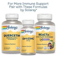 Thumbnail for SOLARAY L-Lysine Monolaurin Immune Support Supplement, 1:1 Ratio for Immune System Function, 500 mg Each, 60-Day Money Back Guarantee, 30 Servings, 60 VegCaps
