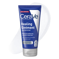 Thumbnail for CeraVe Healing Ointment, Hydrating Skin Protectant With Petrolatum, Hyaluronic Acid & Ceramides, Face & Body Skin Barrier Repair For Cracked, Chafed, Dry Skin, Fragrance Free & Lanolin Free, 5 Oz