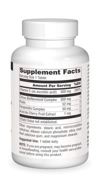 Thumbnail for Source Naturals C-B-R - Vitamin C, Bioflavonoid Complex for Antioxidant Protection - 250 Tablets