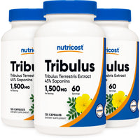 Thumbnail for Nutricost Tribulus Terrestris Extract 750mg, 120 Capsules (3 Bottles)