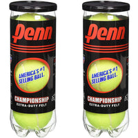 Thumbnail for Penn Championship - Extra Duty Felt Pressurized Tennis Balls - (2 Cans, 6 Balls)