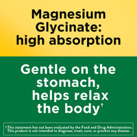 Thumbnail for Nature Made Magnesium Glycinate 200 mg per serving, Magnesium Supplement for Muscle, Heart, Nerve and Bone Support, 180 Magnesium Bisglycinate Capsules, 90 Day Supply