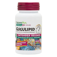 Thumbnail for NaturesPlus Herbal Actives Gugulipid - 30 Extended-Release Tablets - Ayurvedic Botanical Supplement - Vegetarian, Gluten Free - 30 Servings