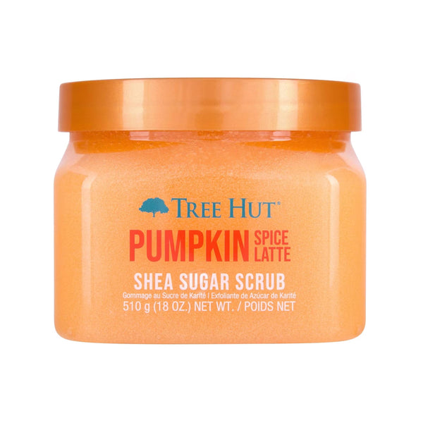 Tree Hut Pumpkin Spice Latte Shea Sugar | Exfoliating Body Scrub Removes Dead, Dry Skin for a Soft & Hydrated Feel | Limited Edition Fall | Nourishing Essential Body Care | 18 fl oz.