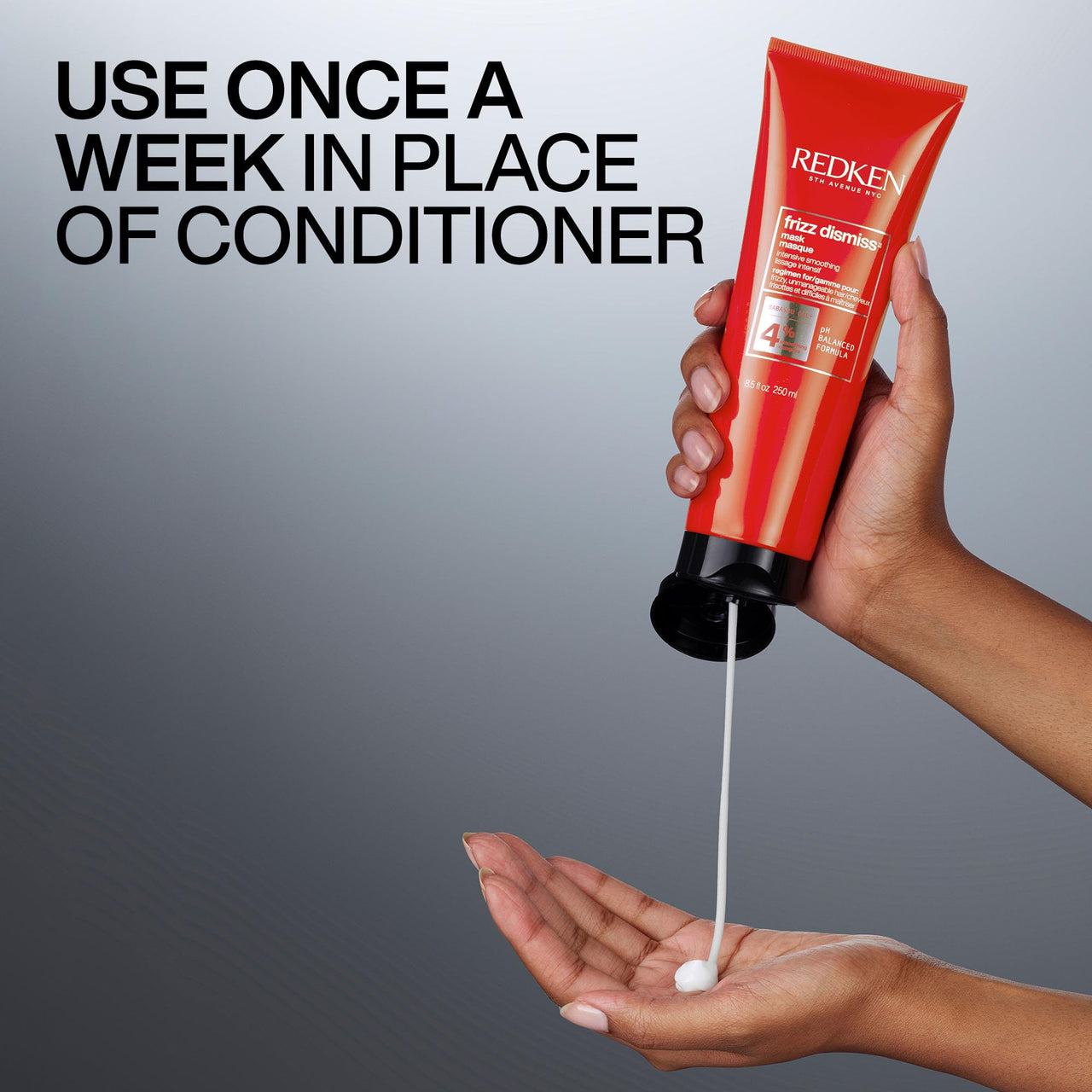 Redken Frizz Dismiss Mask Intense Smoothing Treatment For Unruly Hair - Ultra Hydrating Smoothing Hair Mask