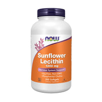 Thumbnail for NOW Supplements, Sunflower Lecithin 1200 mg with Phosphatidyl Choline, 200 Softgels