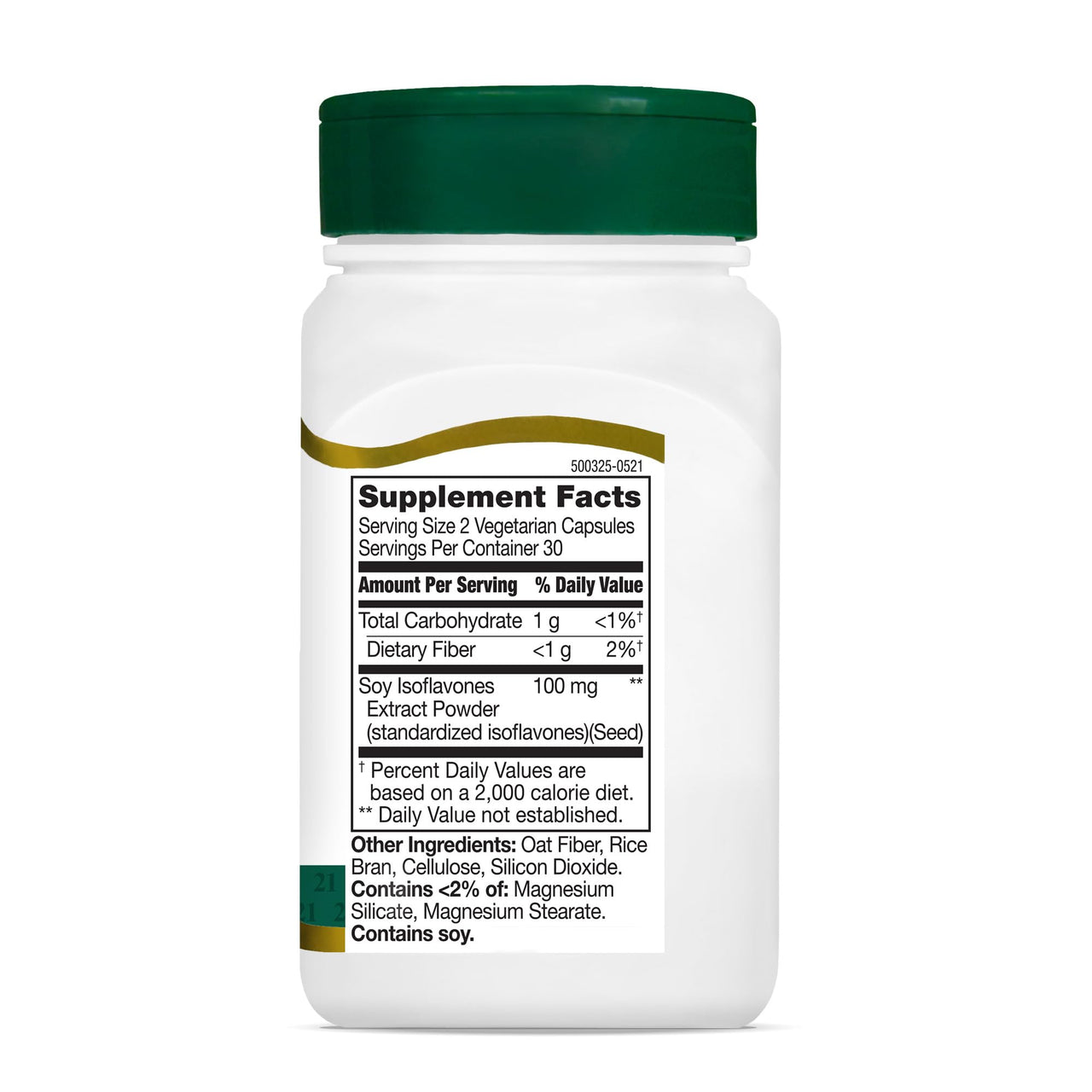 21st Century Soy Isoflavones Veg Capsules, 60Count