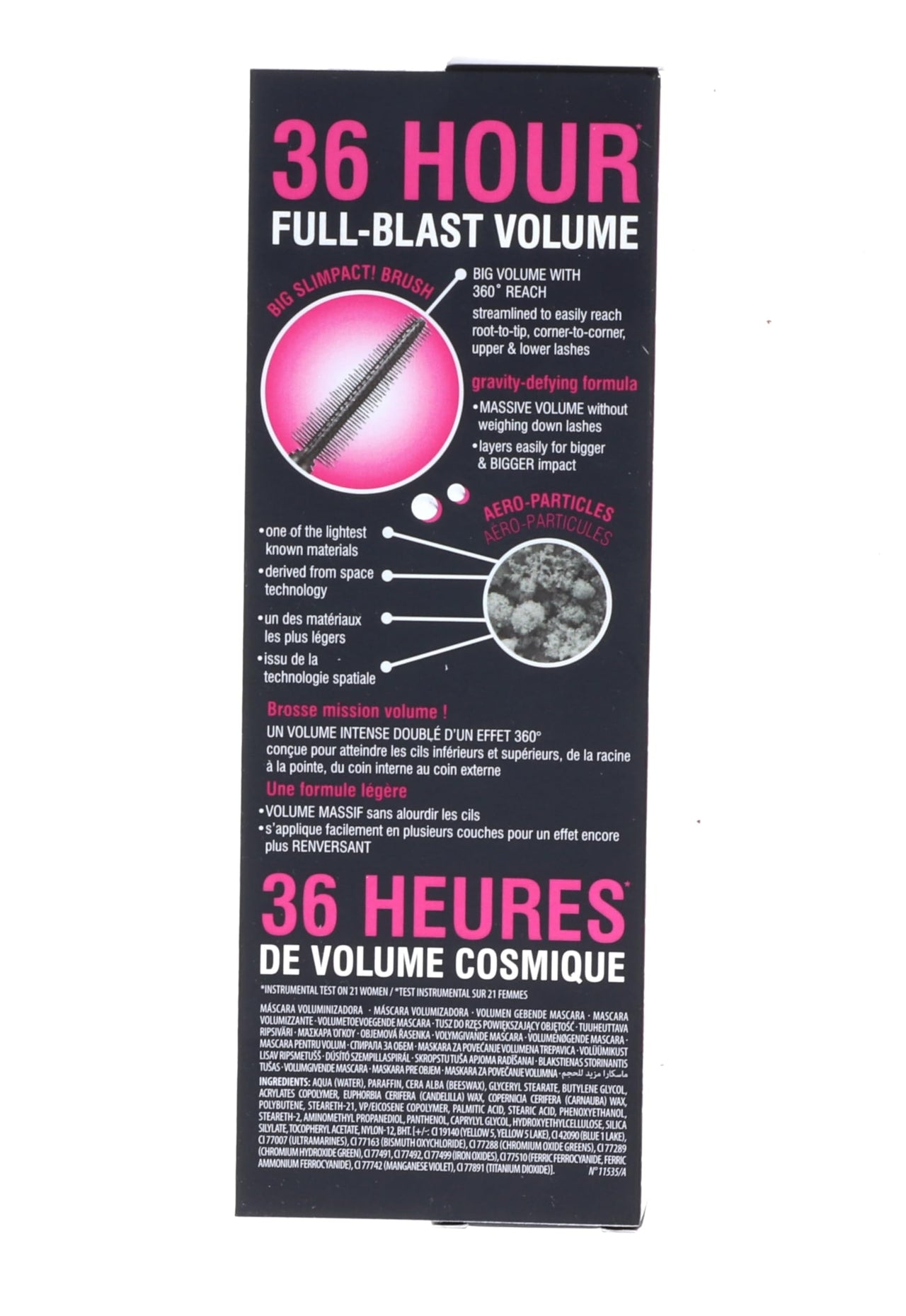 Benefit Bad Gal Bang Volumizing Mascara, Regular Size, 0.3 Fl Oz, Black