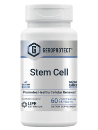 Thumbnail for Life Extension GEROPROTECT® Stem Cell, Promotes Healthy Cellular Renewal, kokum Extract, Trans-resveratrol, Gluten Free, Non-GMO, Vegetarian, 60 Capsules