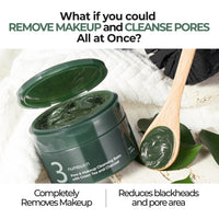 Thumbnail for numbuzin No.3 Pore & Makeup Cleansing Balm with Green Tea and Charcoal | Quick & Easy Cleansing, Reduces Blackheads, No Fragrance, 2.99 oz