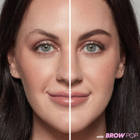 Thumbnail for Kosas Brow Pop - Longwear Eyebrow Makeup, Dual-Sided Defining Pencil with Castor Oil for Soft, Natural Look of Real Hair - Medium Brown