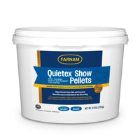 Thumbnail for Farnam Quietex Show Pellets, Horse Calming Supplement and Focus Support, Show Safe Horse Calming Magnesium Supplement with Omega Fatty Acids, Helps Manage Behavior & Stress Relief for Horses, 3.75 lbs
