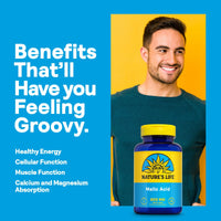 Thumbnail for Nature's Life Malic Acid 800 mg | Chelating Agent May Help Support Energy & Muscle Comfort | No Gluten, Non-GMO | 100 Count