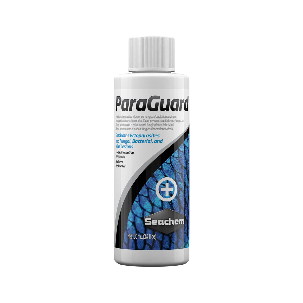 Seachem for external fungal/bacterial/viral lesions ParaGuard 100ml