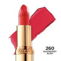 Thumbnail for L'Oreal Paris Colour Riche Original Creamy, Hydrating Satin Lipstick with Argan Oil and Vitamin E, Raspberry Rush , 1 Count