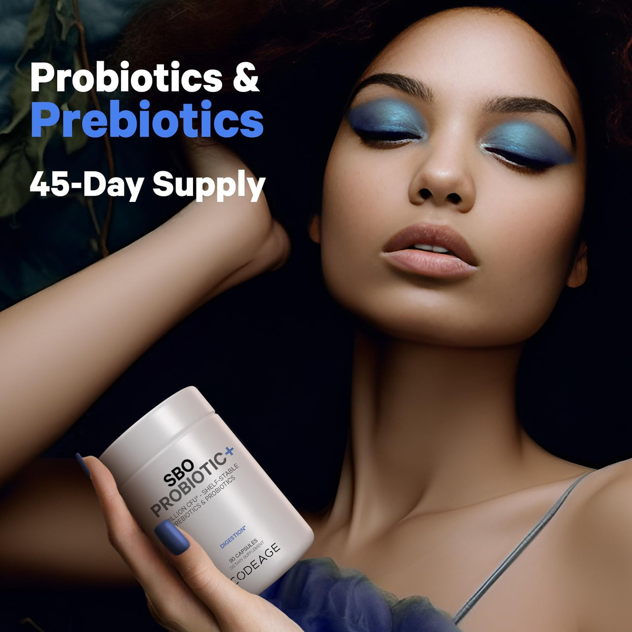 Codeage Daily ADK Vitamin & Probiotic Bundle – Vitamin A Retinyl Palmitate, Vitamin D3 Cholecalciferol, Vitamin K, 50 Billion CFU SBO Probiotic Blend, Non-GMO