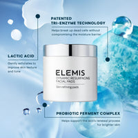Thumbnail for ELEMIS Dynamic Resurfacing Facial Pads - Blackhead Refining Treatment - Gentle Daily Skin Resurfacer - Lactic Acid, Tri-Enzyme - 60-Count Jar