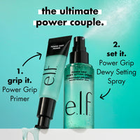 Thumbnail for e.l.f. Power Grip Dewy Setting Spray, Ultra Fine Mist Made With Hyaluronic Acid, Grips Makeup For A Hydrated, Dewy Finish, Vegan & Cruelty-Free