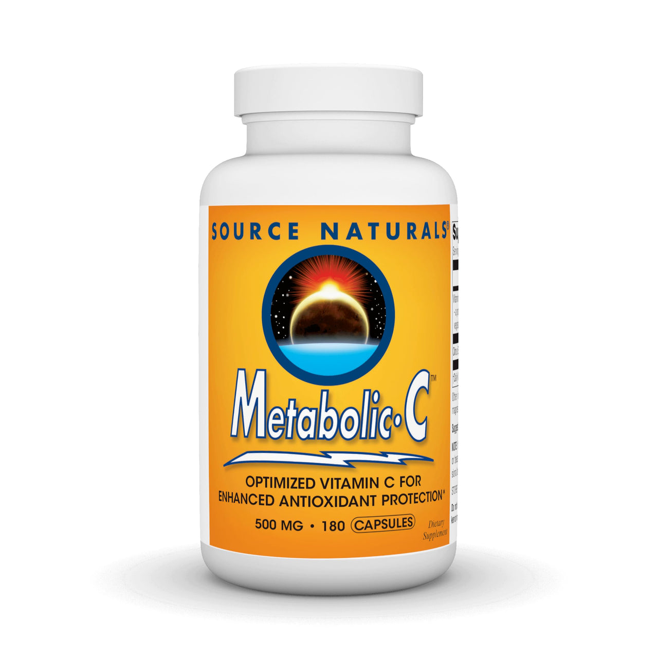 Source Naturals Metabolic C 500 mg Vitamin C - 180 Capsules