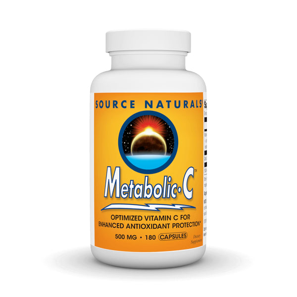 Source Naturals Metabolic C 500 mg Vitamin C - 180 Capsules