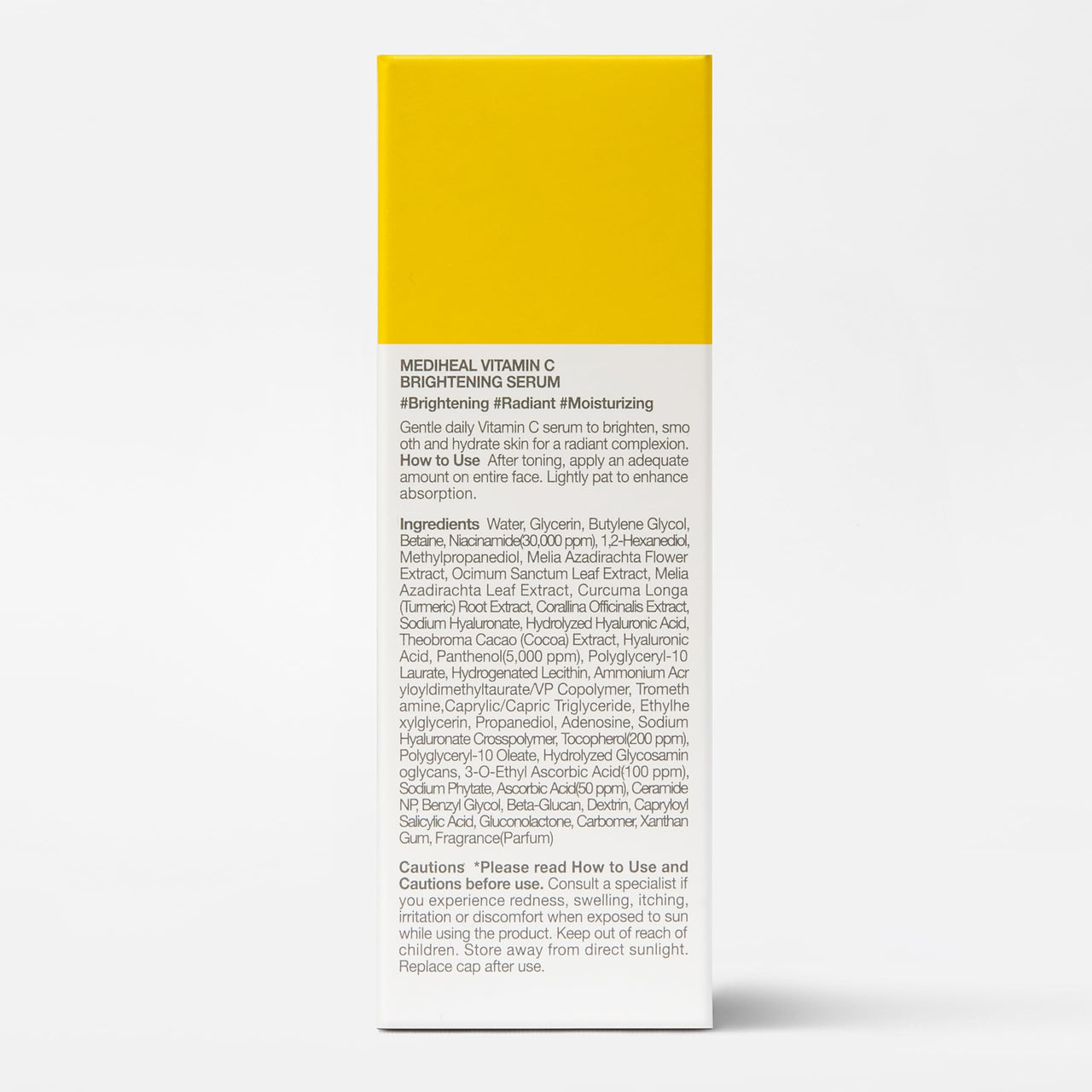 MEDIHEAL Vitamin C Brightening Serum (1.35 fl oz, 1 Pack) - Tone-Texture-Glow Care, Manage Skin with Vitamin C, Niacinamide, Hyaluronic Acid