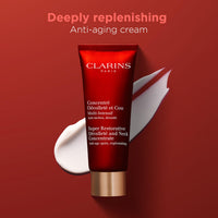 Thumbnail for Clarins Super Restorative Décolleté and Neck Concentrate | Deeply Replenishing, Anti-Aging Cream For Mature Skin | Skin Texture Is Refined and Chest Creases Are Visibly Diminished After 4 Weeks*