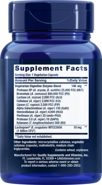 Thumbnail for Life Extension Enhanced Super Digestive Enzymes and Probiotics, 90 Vegetarian Capsules