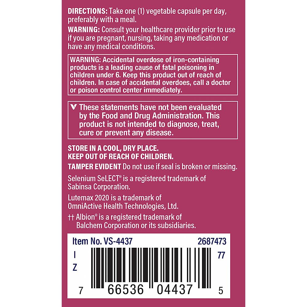 The Vitamin Shoppe WomenaTMs Once Daily Multivitamin a Immune, Energy, Digestive, and Stress Support (60 Capsules)